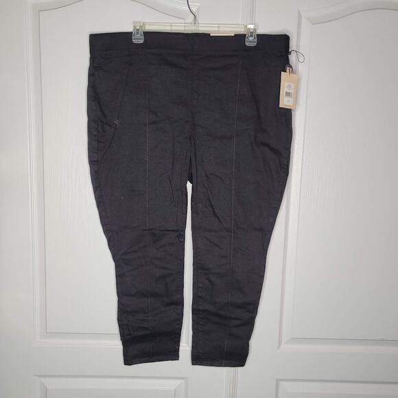 NYDJ Pull on Skinny Ankle Pintucks Size 22W women's PLUS Jeans Tambor - Picture 1 of 7